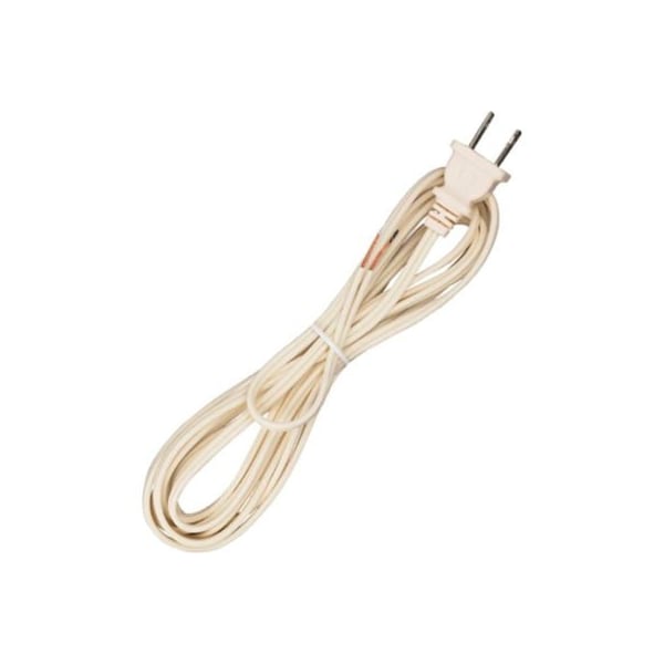 Satco Satco 90-2628 10 Ft. Cord Set, 18/2 SPT-1, Ivory 90/2628 - main